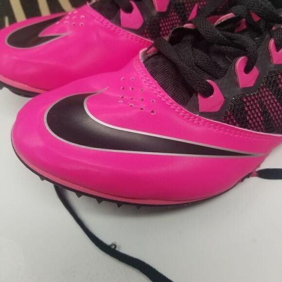 Nike Rival S Racing Sprint Pink and Black Cleats Shoes Womens Size 9.5. - Picture 2 of 15